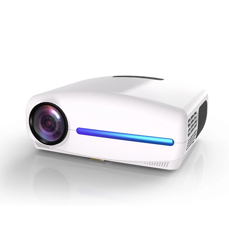 Вывешивать S4 проектор дешевый 1920x1080 Full HD 1080P Мини Портативный LCD LED андроид для дома и