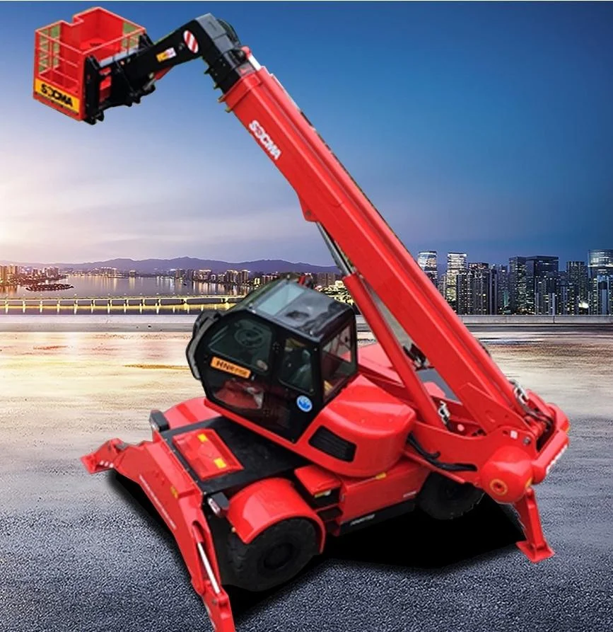 16 тонн ДИЗЕЛЬ 4WD 7 м Тяжелый гидравлический телескопический погрузчик