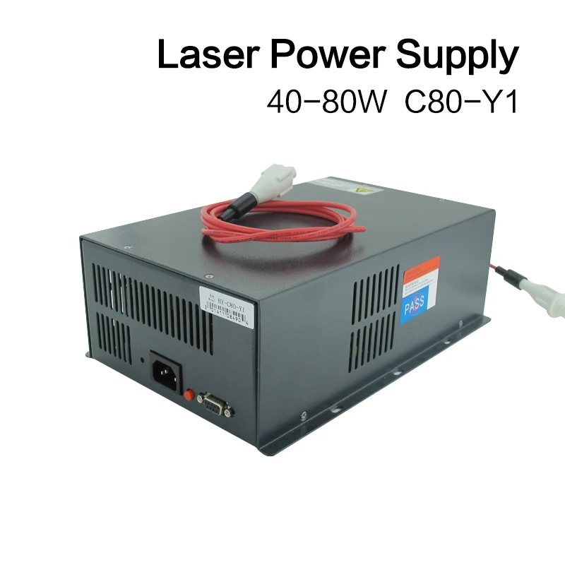 LASERPWR newest version laser source HY-C80 60W 80W CO2 Laser Power Supply for Yueming hans laser Factory direct wholesale Parts