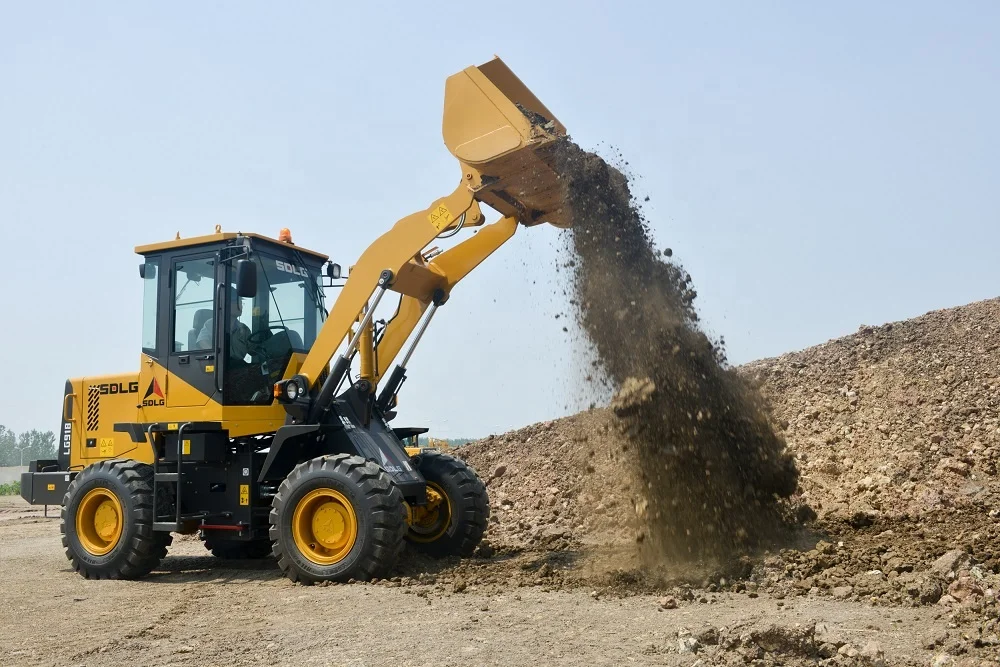 SDLG LG918 Wheel loader 1.8ton 1.0m3 bucket pilot control a/c cabin SDLG LG918