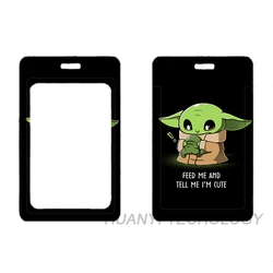 Any Design Cartoon Customize ID Card Protector Low MOQ Sliding Cover Plastic Name Tag Bus Badges Holder Promotional Gift