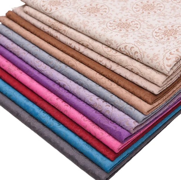 100% POLYESTER KNITTING FABRIC PRICE embroidered china upholstery fabric