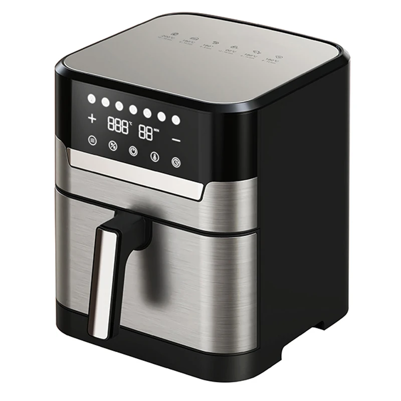 1500 Watts 6 Liter Digital Panel Air Fryer With Automatic shut-off  And Micro Switch