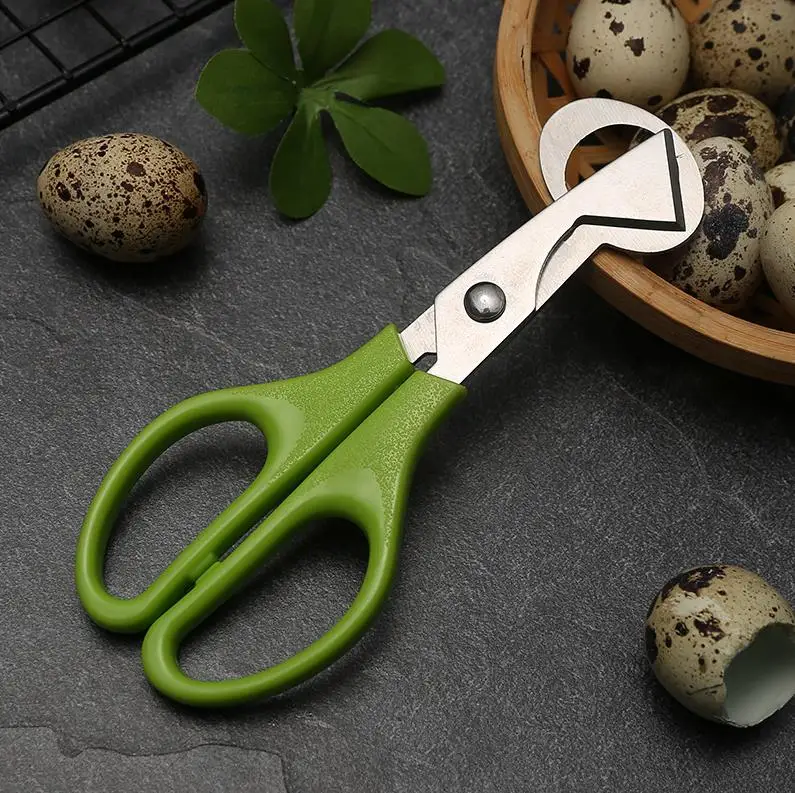 Stainless Steel Quail Egg Scissors Eggs Topper Cutter Shell Opener Durable Boiled Egg Open Shears Multifunction Kitchen Tools