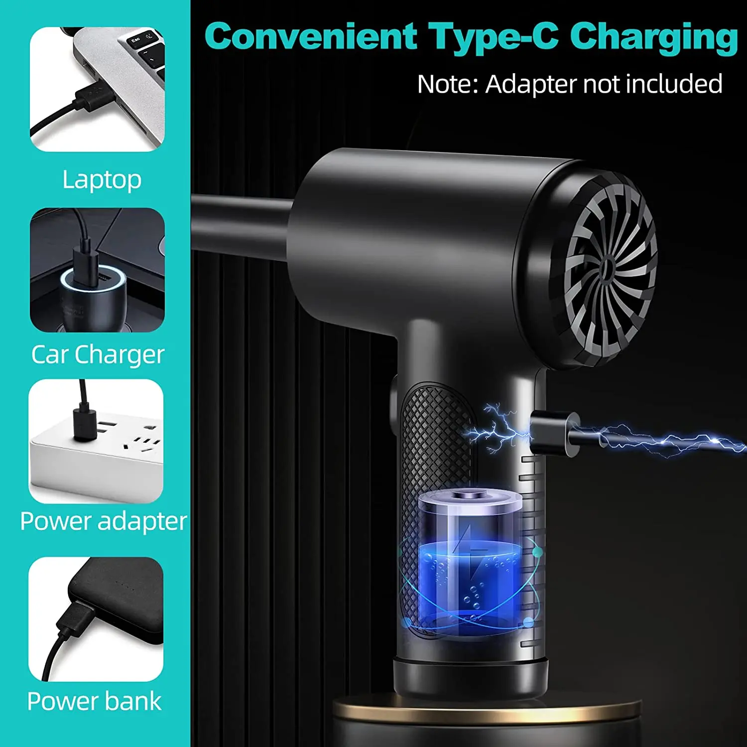 Portable Electric Wireless 7000pa Car Vacuum car Cordless Mini Vacuum Cleaner 51000rpm compressed computer air duster car drying