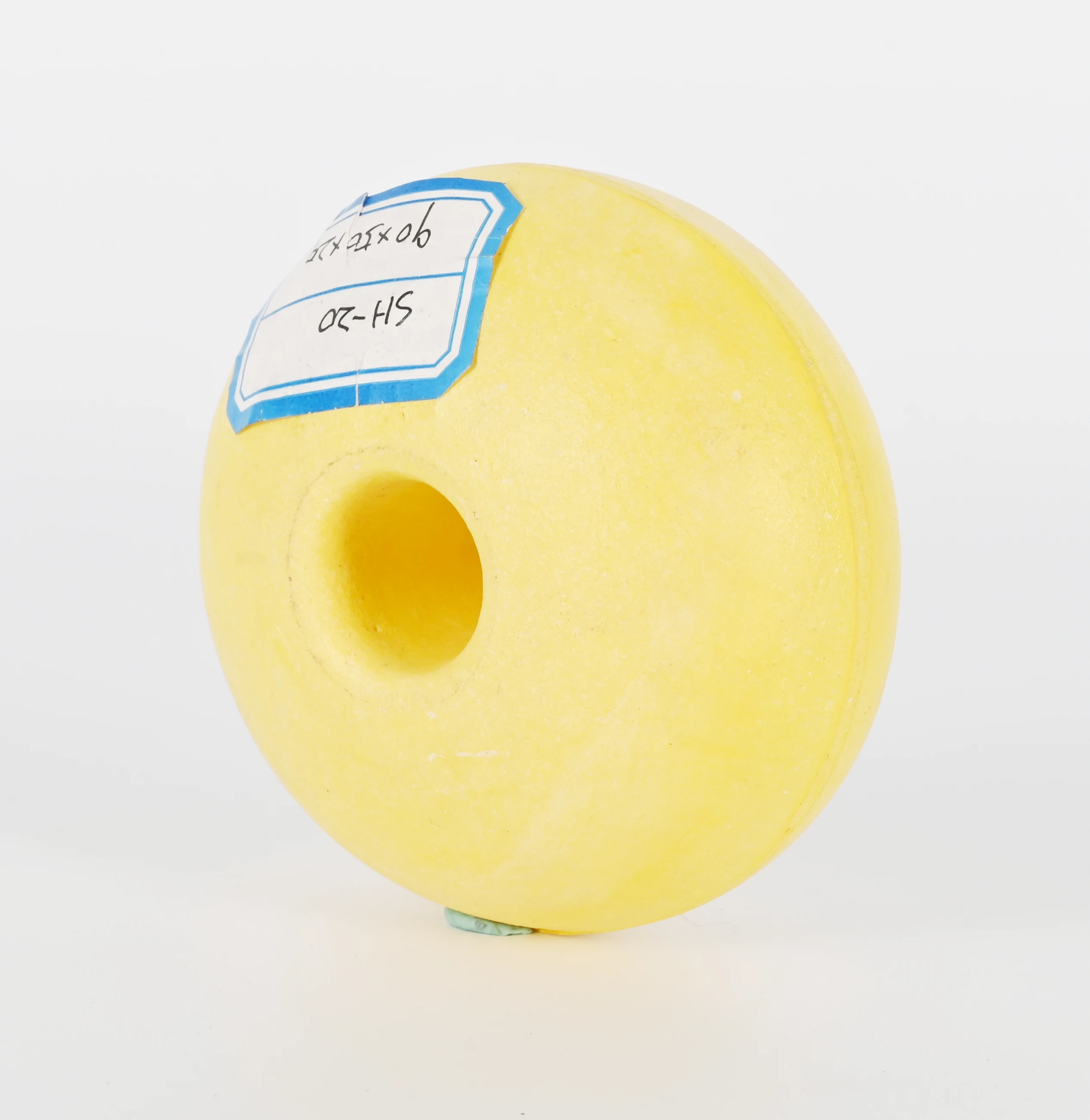 SH-20 Custom Yellow Fishing Marker Buoys Fishing PVC Foam Trawl Net Fishing Float
