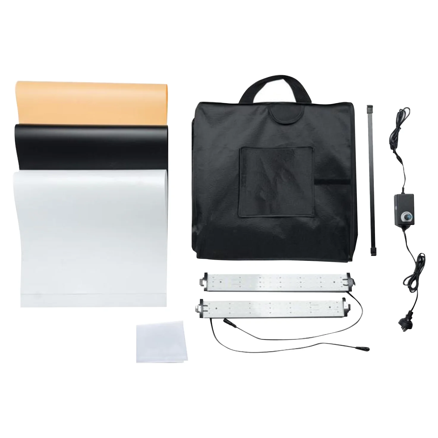 Folding Portable Photo Studio Light Box Kit Professional Photography Shooting Tent with Adjustable Brightness LED Strip Lights