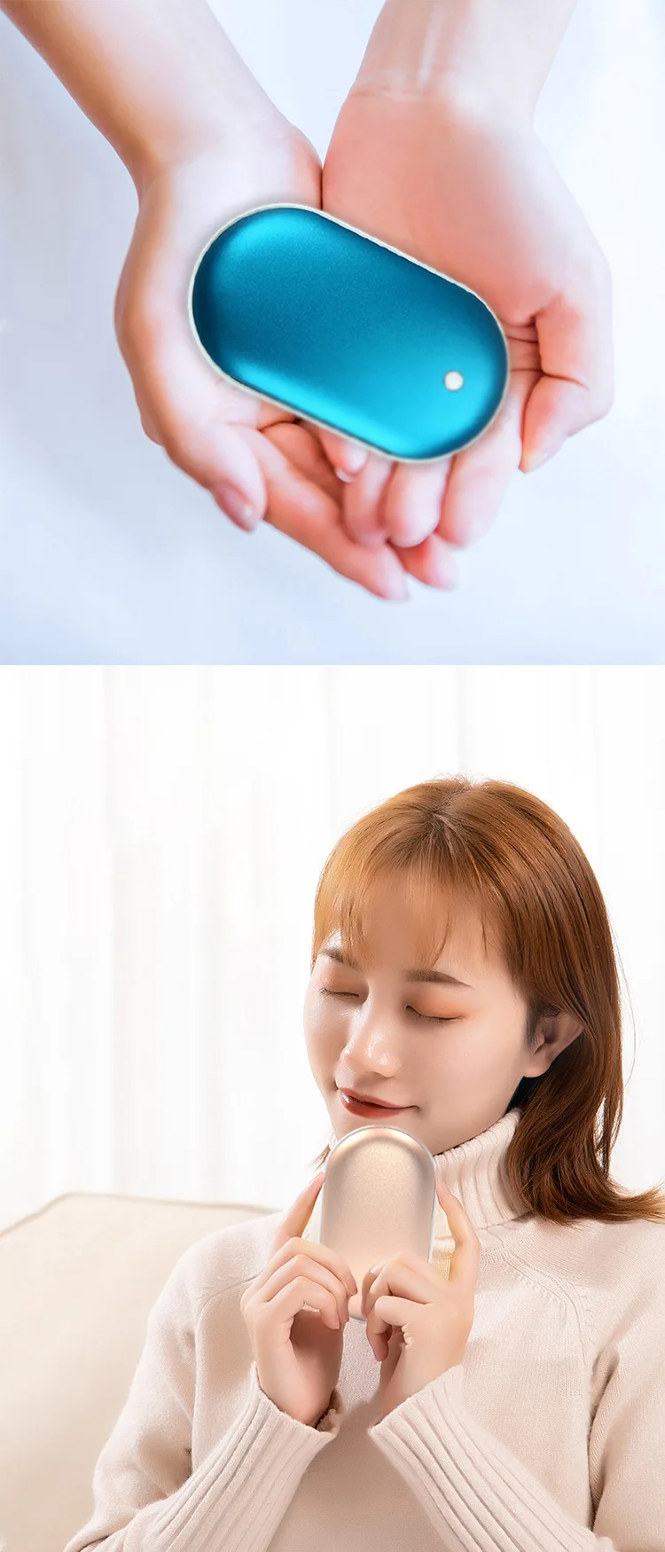  High Quality Cheap Price USB Rechargeable Hand Warmer Reusable Electric Handwarmer With Mobile Power