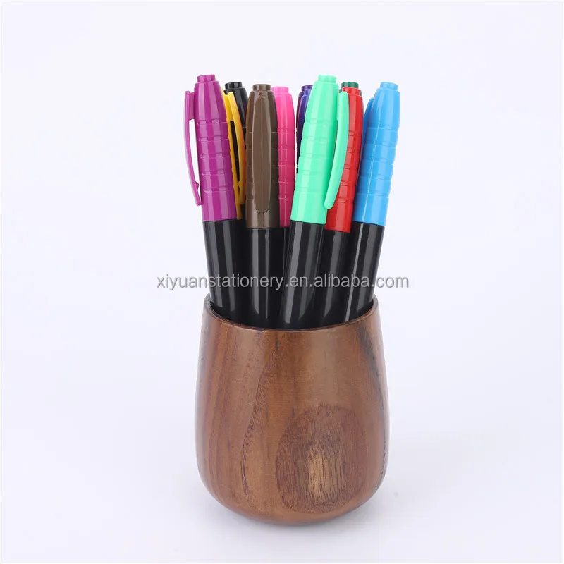12 Colors Fine Tip Dry Erase Markers 0.5mm Plastic Whiteboard Pen with Low Odor Red and Green Inks
