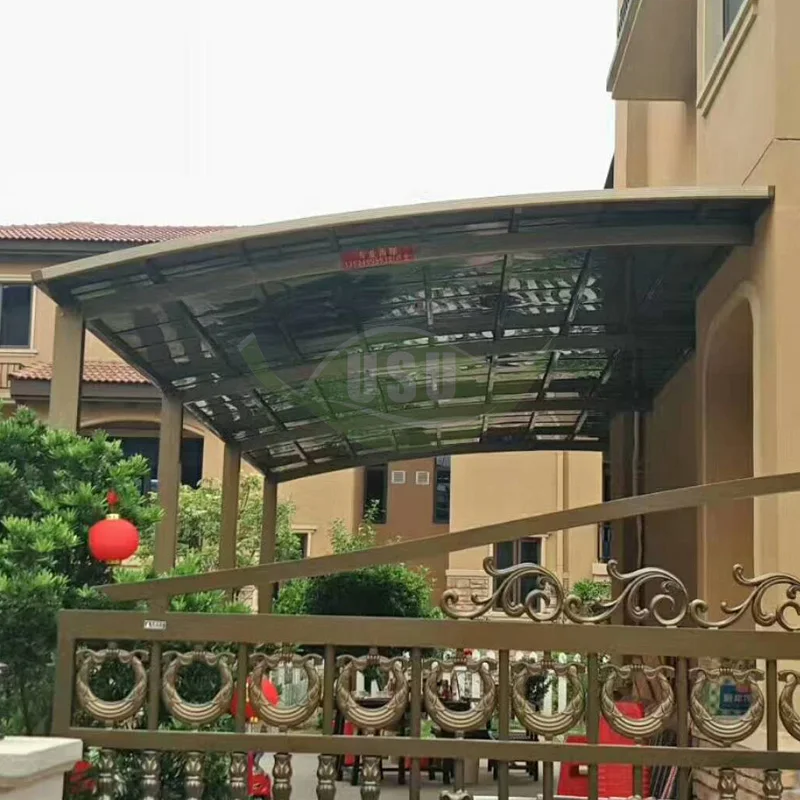 USU 3*3 Canopy Rain Awning With UV-Coating Rainproof patio Canopy Set