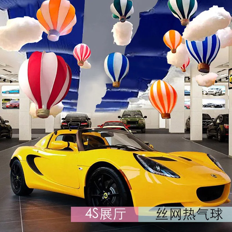  Summer scene layout activity decoration hot air balloon ornaments4SShop exhibition hall window