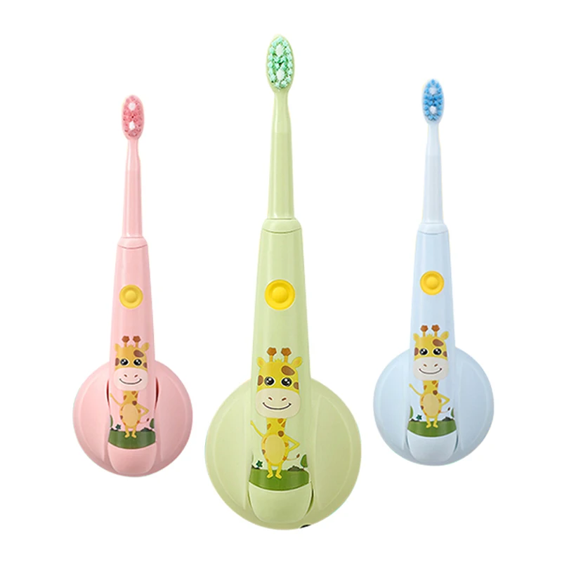 
2020 New arrival kids ultrasonic toothbrush rechargeable toothbrushes electric for kids with IPX7 