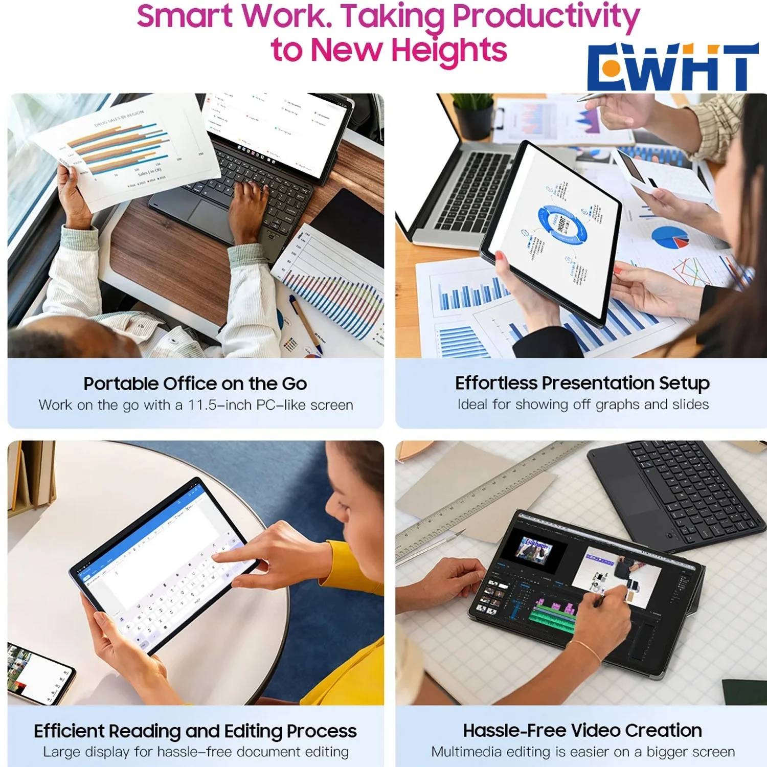 tablet 11 inch NFC android tablet touch screen pos kiosk tablet terminal with  docking station  big battery