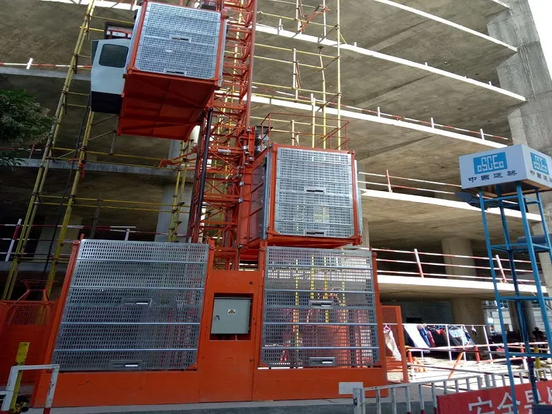 China suppliers construction elevator building hoist small elevator