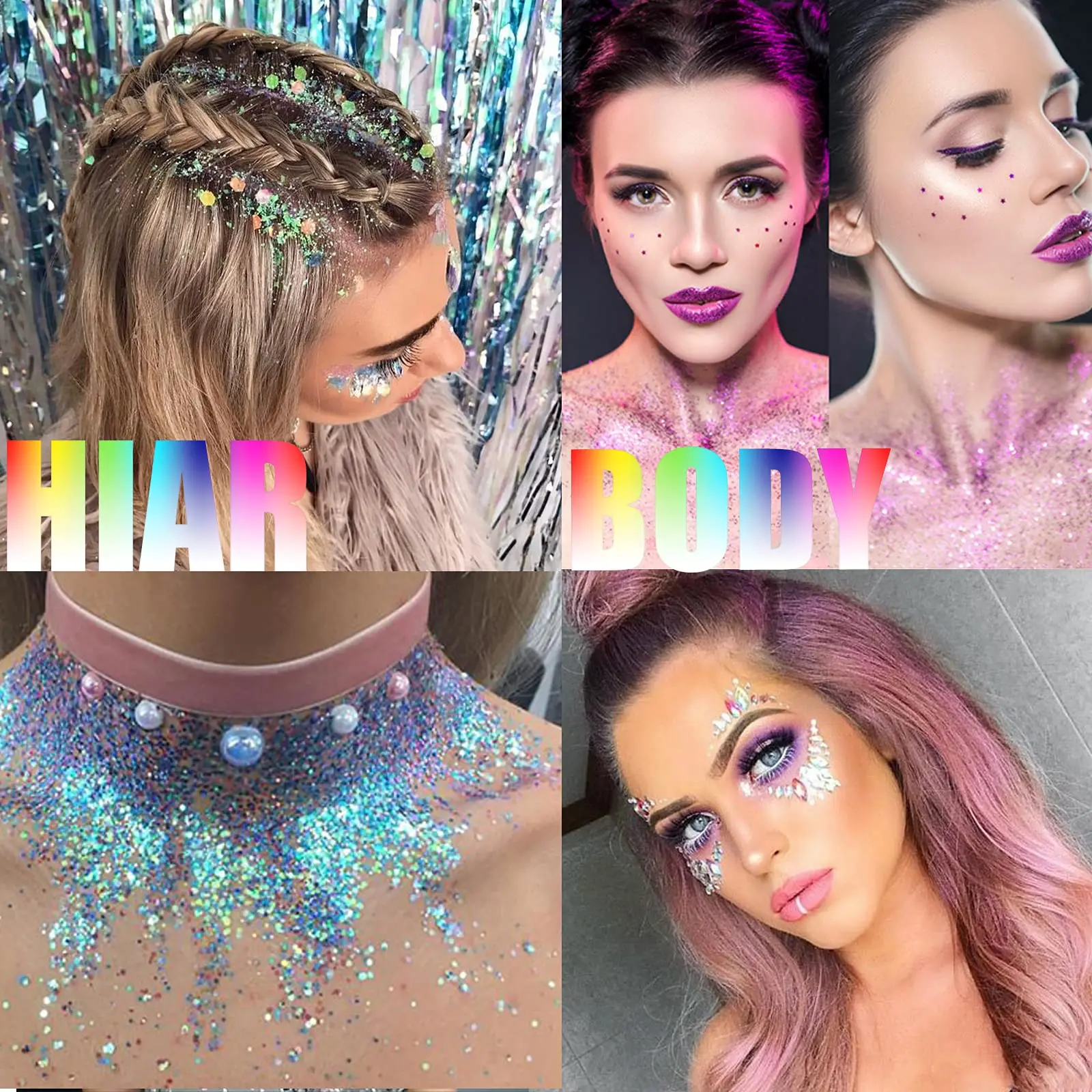 Private Label Transparent Fix Gel Easy Peel Off Face Body Eyeshadow Glitter Makeup Glue For Glitter Gel Glitter