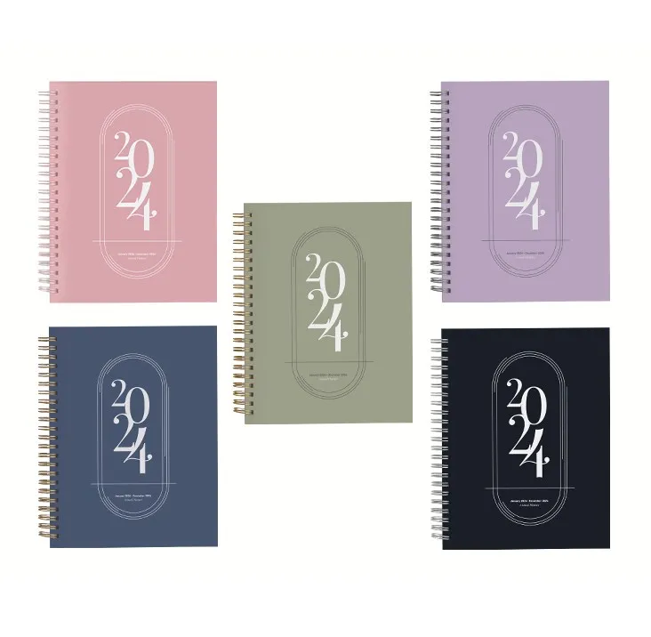 2024 Wholesale Custom Daily Weekly Monthly Agenda Academic Calendar Planner