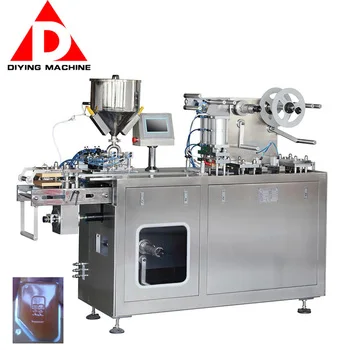 With Function Forming Filling Sealing Cutting Aluminum Foil Liquid Sauce Paste Blister Packing Machine Price