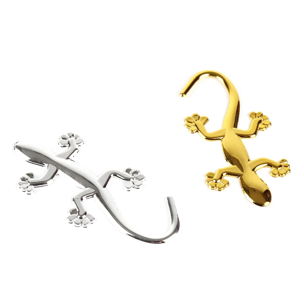 Logo Car Badge Metal Emblem Lizard Gecko Badge Decorate Sticker And Durable Personalized Metal Decorative Car Sticker