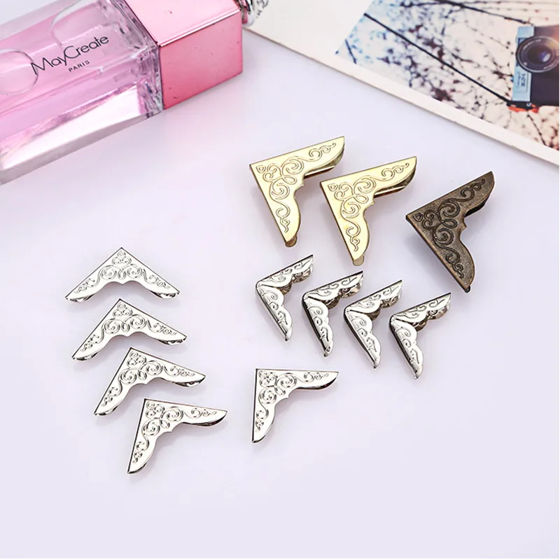 Decoration metal corner custom corner protector for handbag notebook metal corners