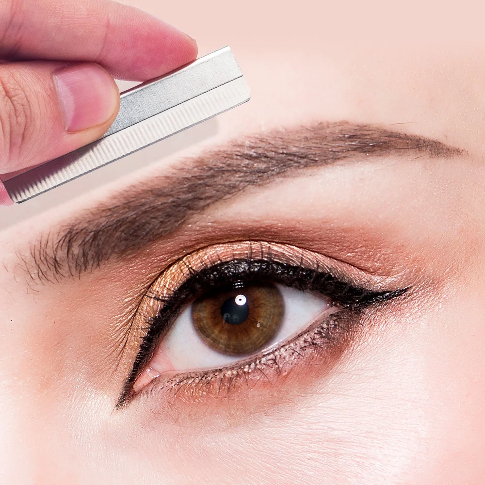 wholesale disposable stainless steel metal blade face shaver eyebrows hair remover razor eyebrow trimmer