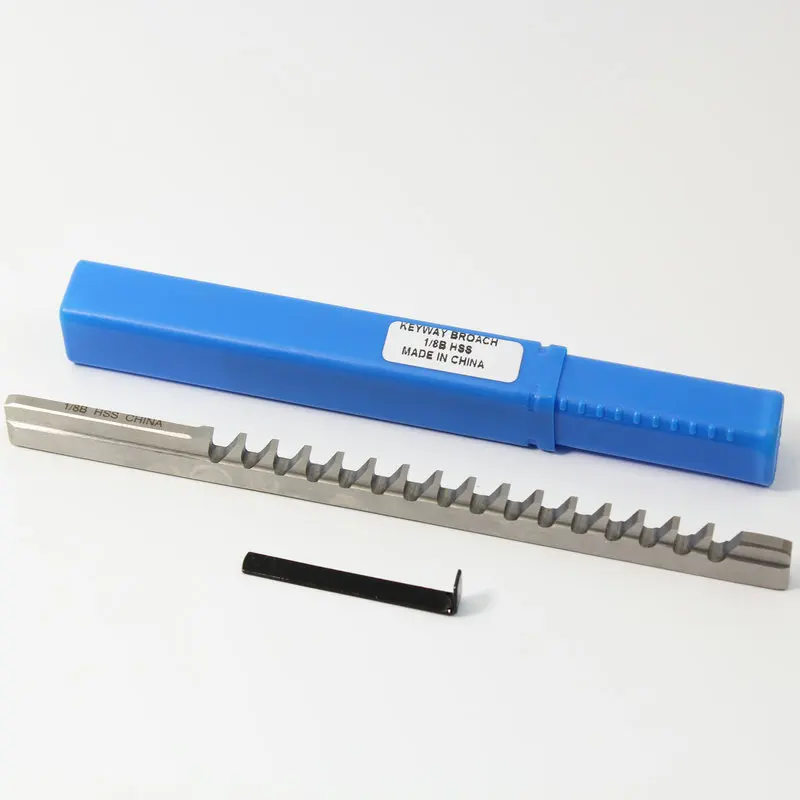 Metric And Inch Standard B\D Grade HSS Keyway Broaches Pull And Push Spline Tool CNC Broaching Tools
