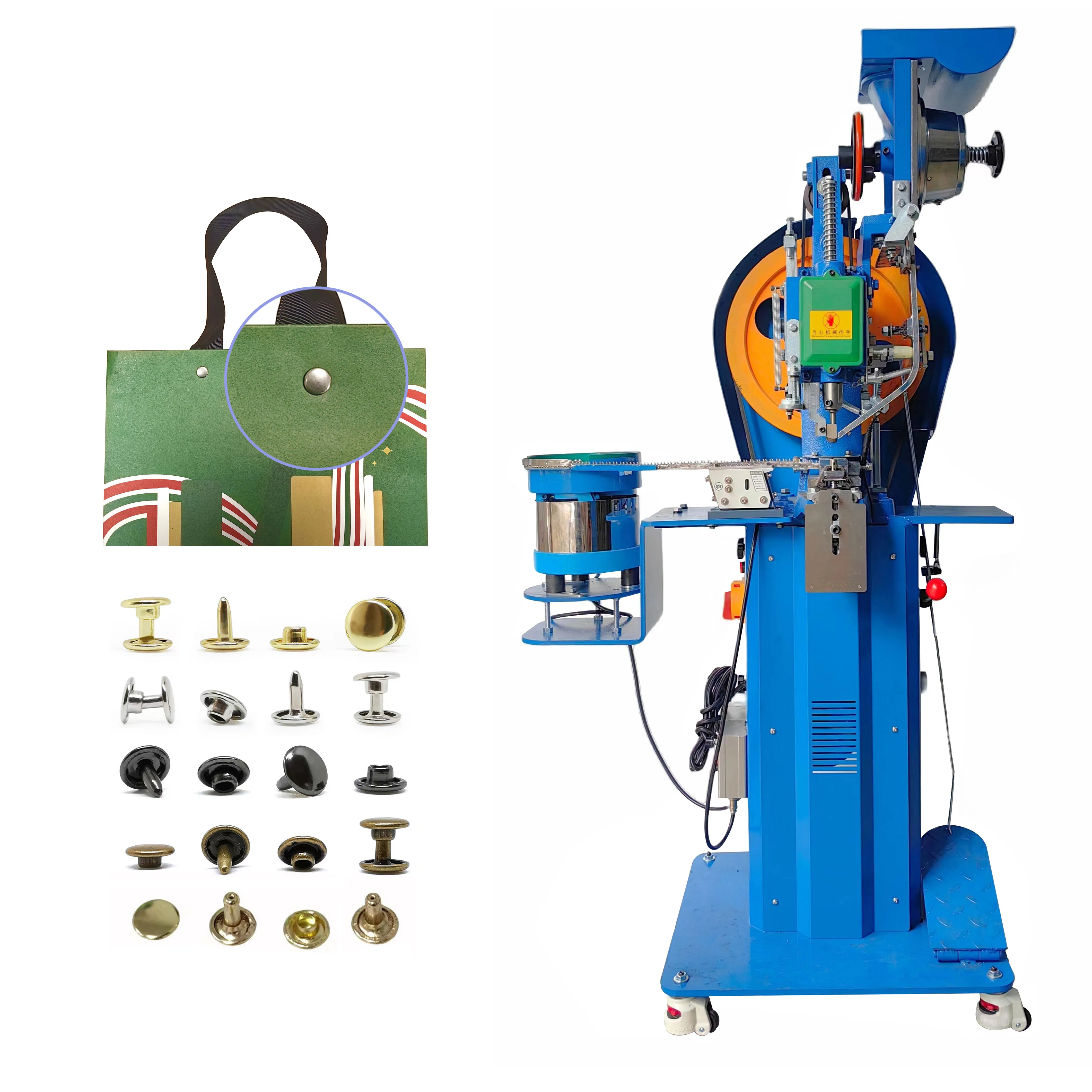 Automatic Snap Fastening Machine