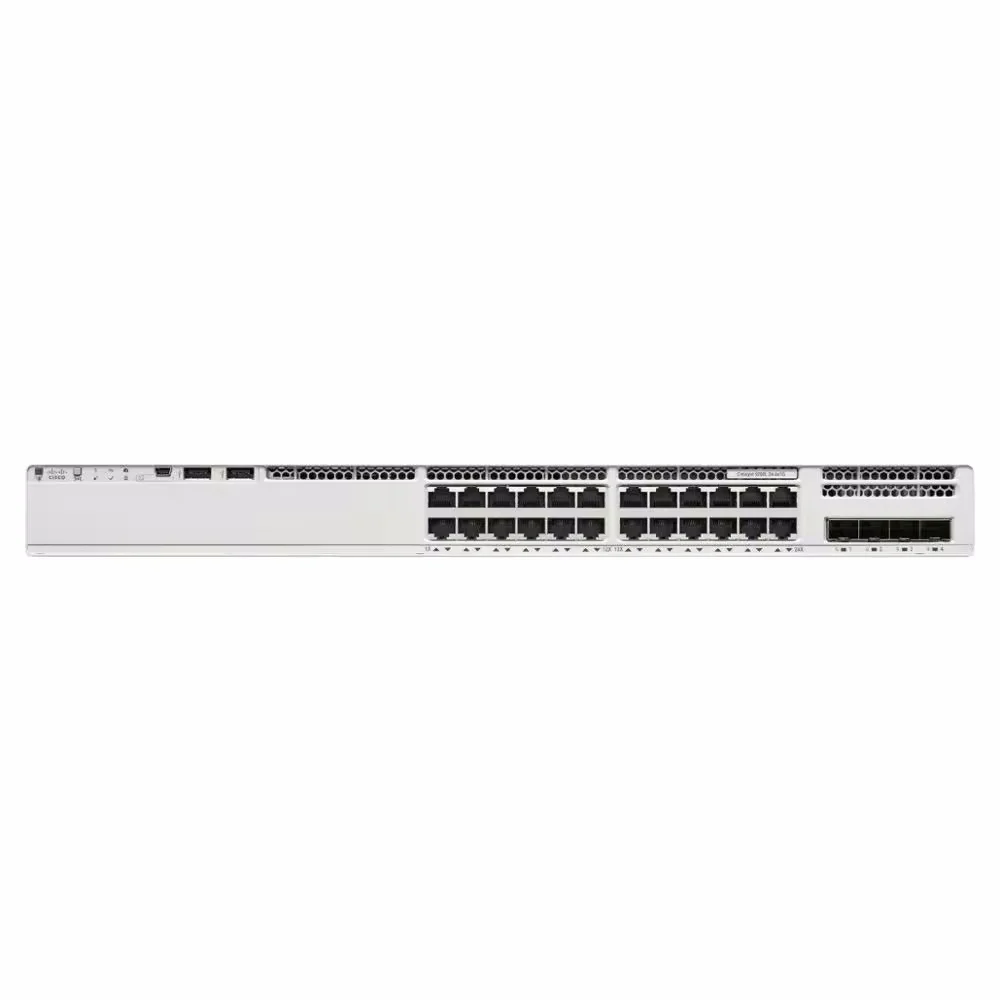 C9200L-24T-4G-E 24-Port Managed Network Switch 10/100/1000 Ethernet with SNMP & QoS Functions C9200L-24T-4G-E