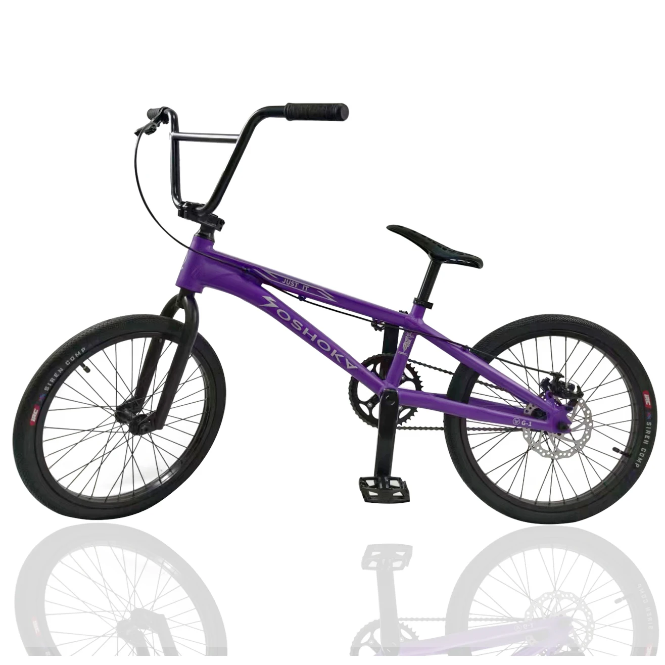 YOSHOKA Новое поступление 20-дюймовый велосипедный трюк Bmx экстремальный спортивный гоночный велосипед Односкоростной