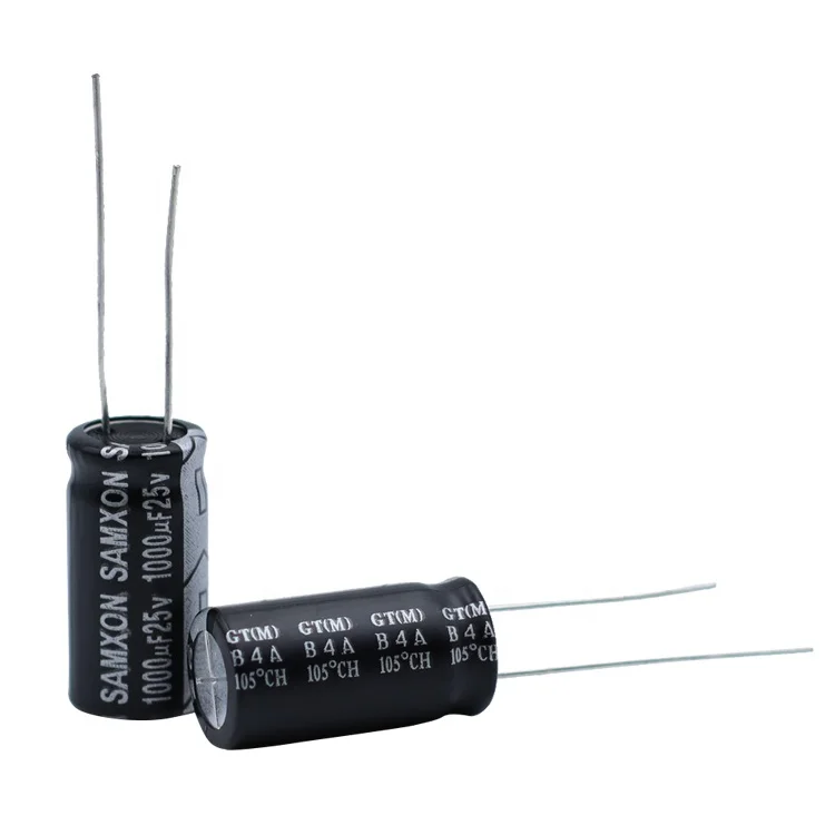 Конденсатор SAMXON EGT108M1EG20RR 1000 мкФ 25V 10*20 Life 4000-10000 часов более длительный срок службы