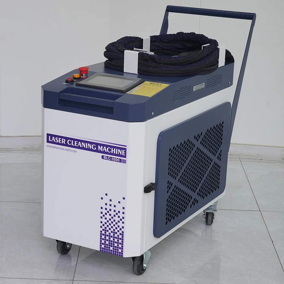 Factory Wholesale laser rust removal machine 200w pulse laser cleaner 500w rust cleaning laser cars for Metal Surface