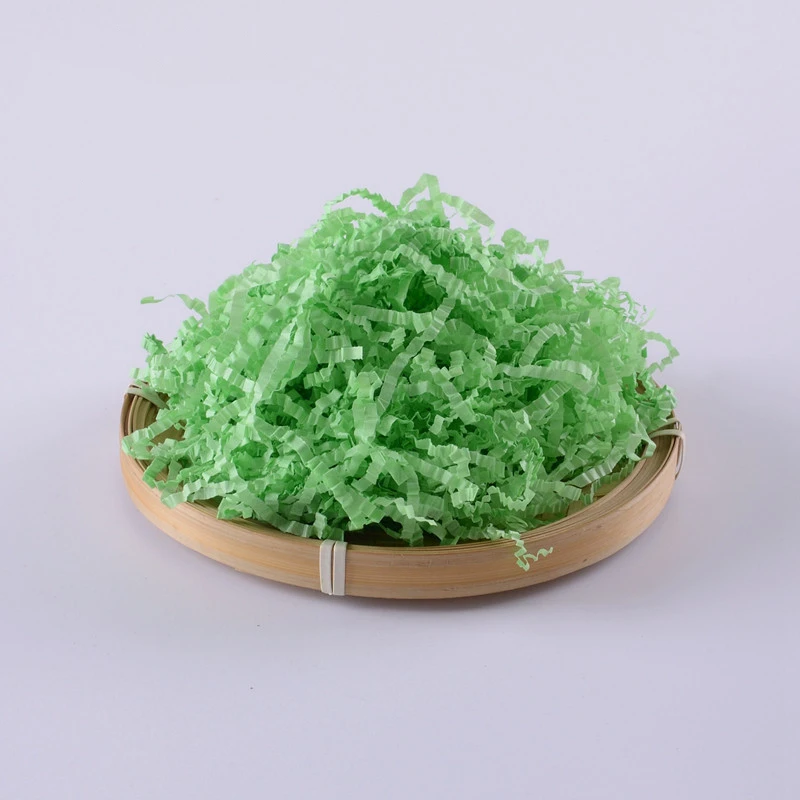 20GSM YS-032 Melon Yellow Wrapping Paper Shredded 100% Recycled Void Fill Kraft Paper
