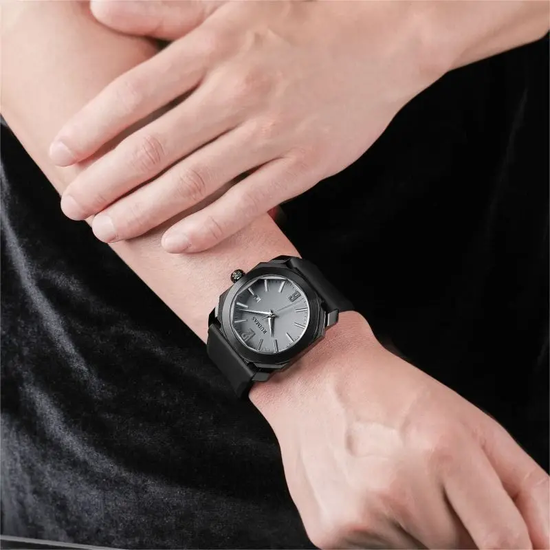 Reloj Cuadrado Hombre Ruimas Wristwatch Waterproof  Man Clock square Watches Men Wrist Custom logo Wrist Watch