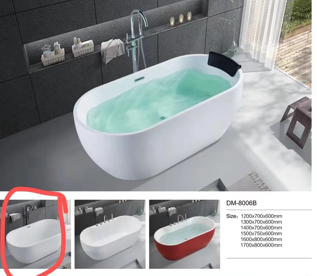 modern whirlpool bathtub soaking Ceramic freestanding bathroom bathtub resin stone acrylic bathtub vasca da bagno