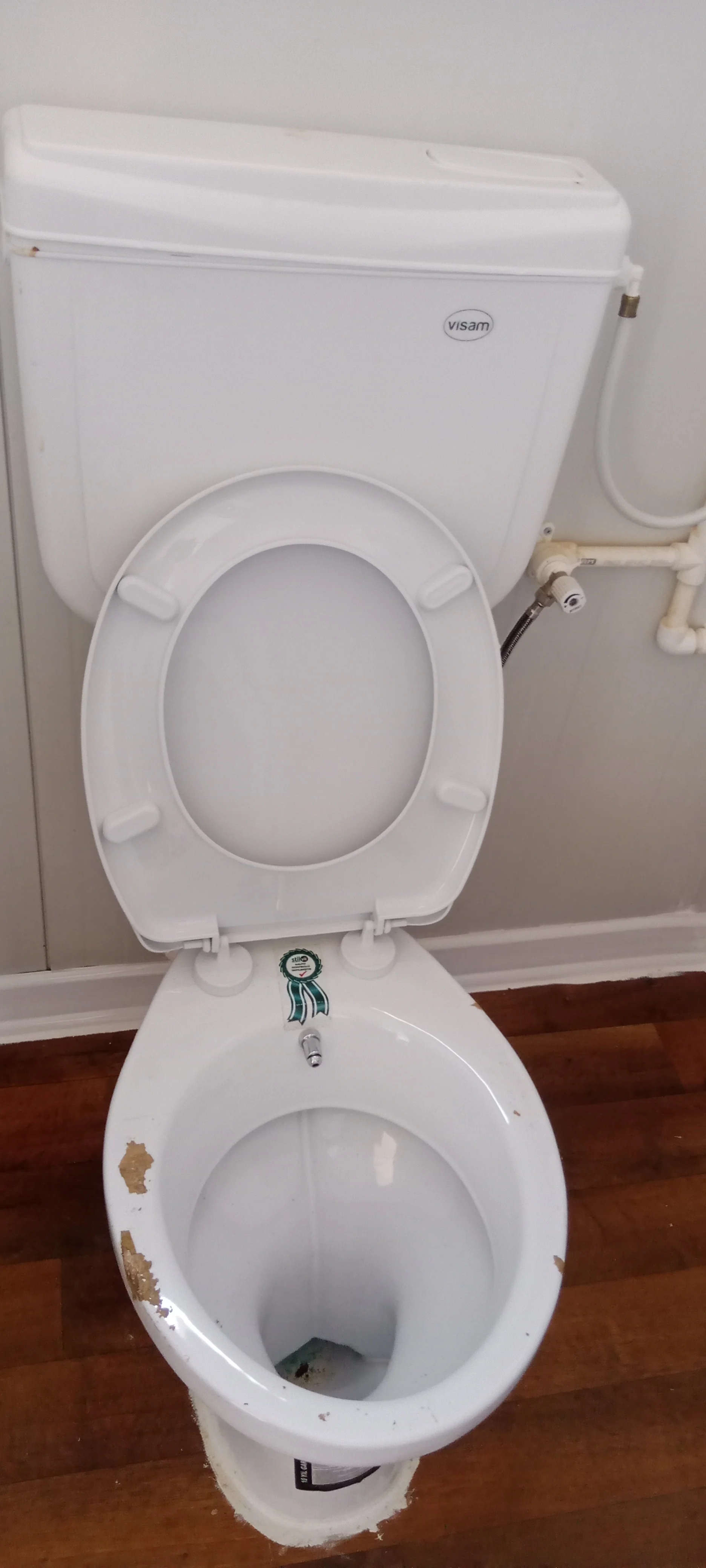 Africa Nigeria Ghana Twyford WC Ceramic Toilet Bowl with Bibet Sprayer P-Trap S-Trap Including Seat Cover