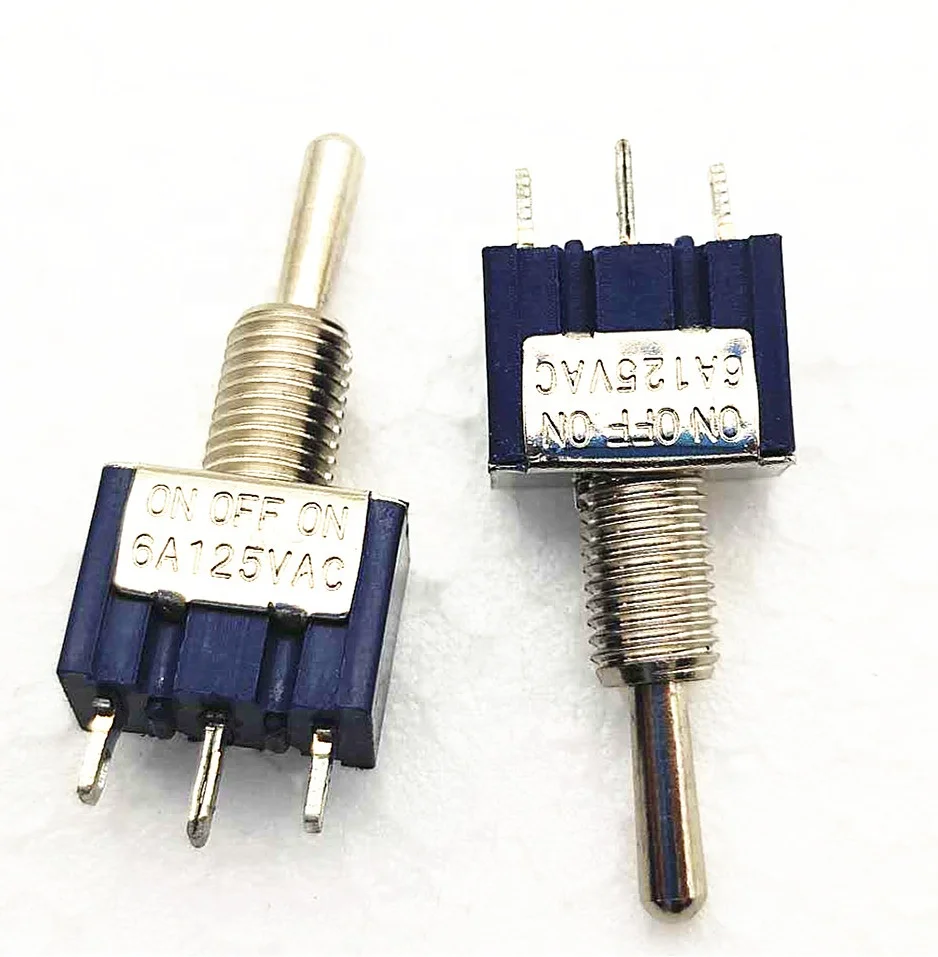 Мини-переключатель ВКЛ./ВЫКЛ. 3pin 6A 125V по оптовой