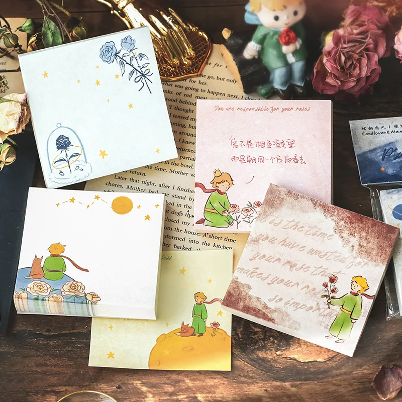 Custom Cute Self-adhesive Memo Pad Sticky Notes Pad Stationery Supplier Custom 7.5*7.5cm Sticky Notes