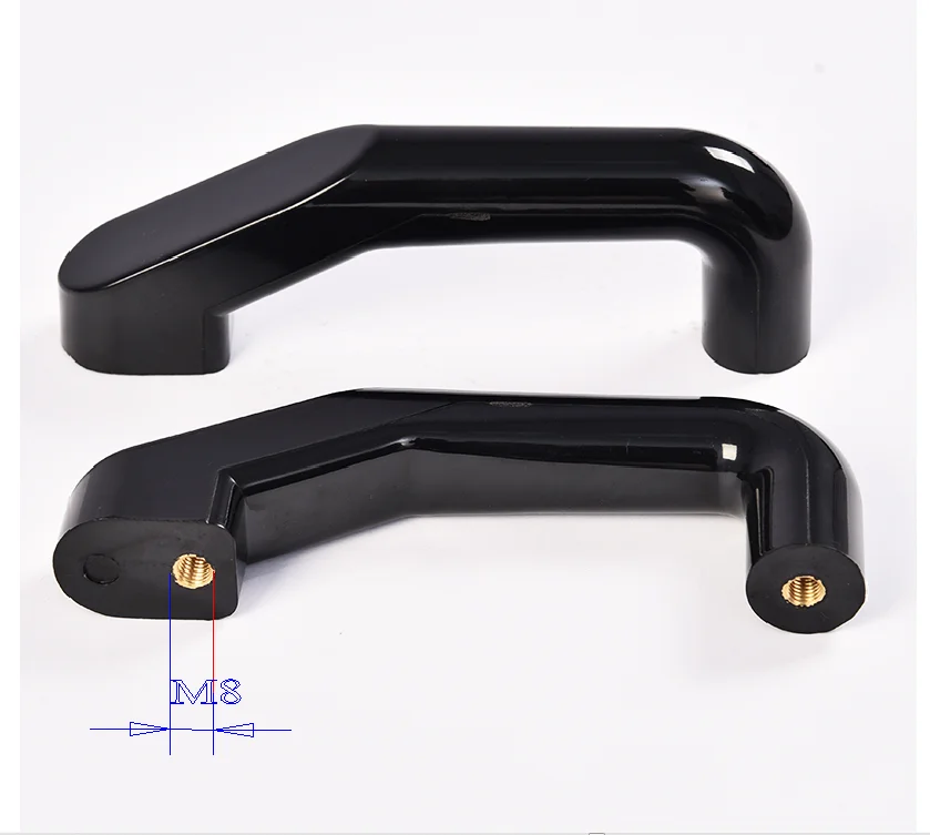 Customized high quality industrial pull handle black machine door handle