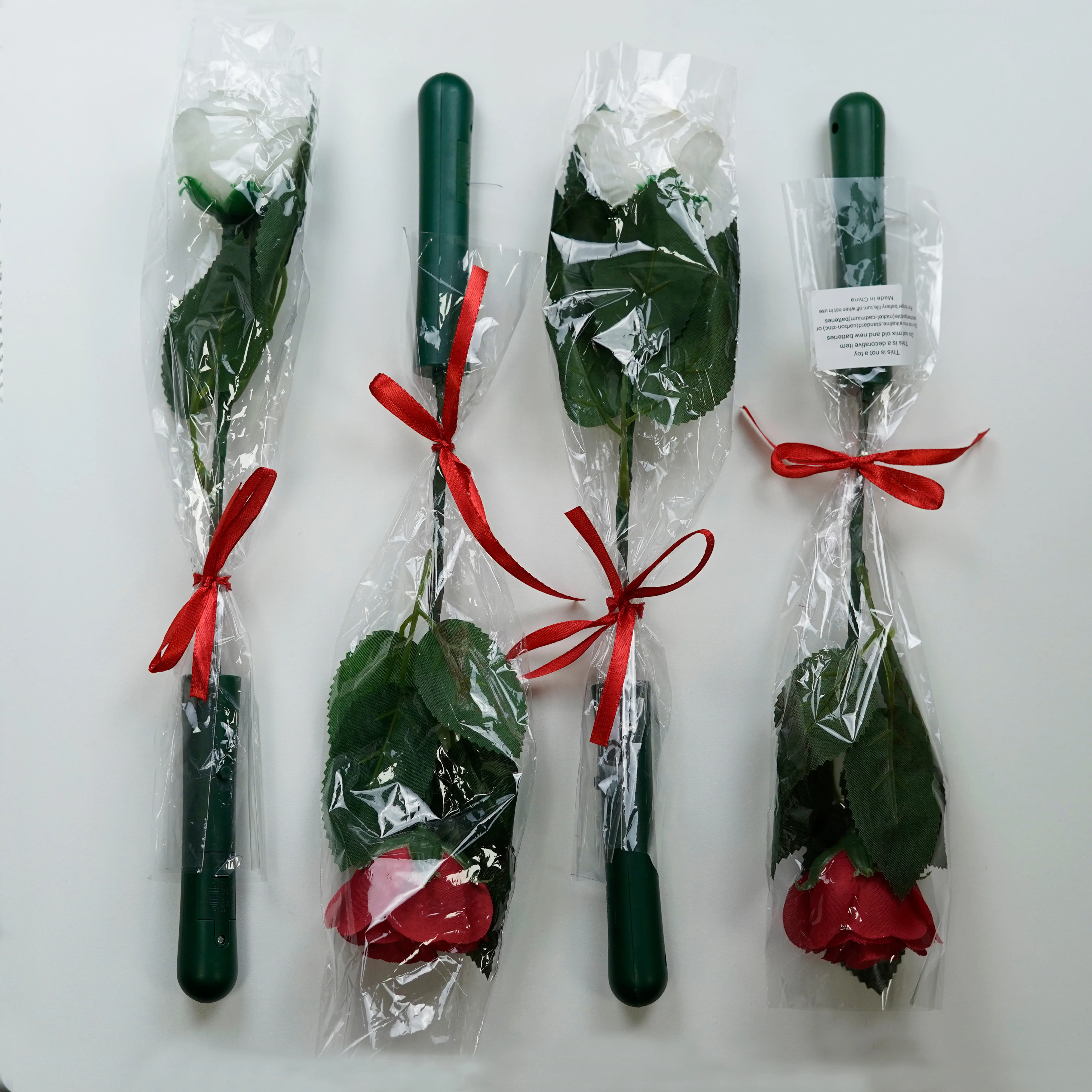 Single LED ROSE Flower Valentines Mothers Festival Day Wedding Decoration Soap Rose Artificial Flowers For Gift