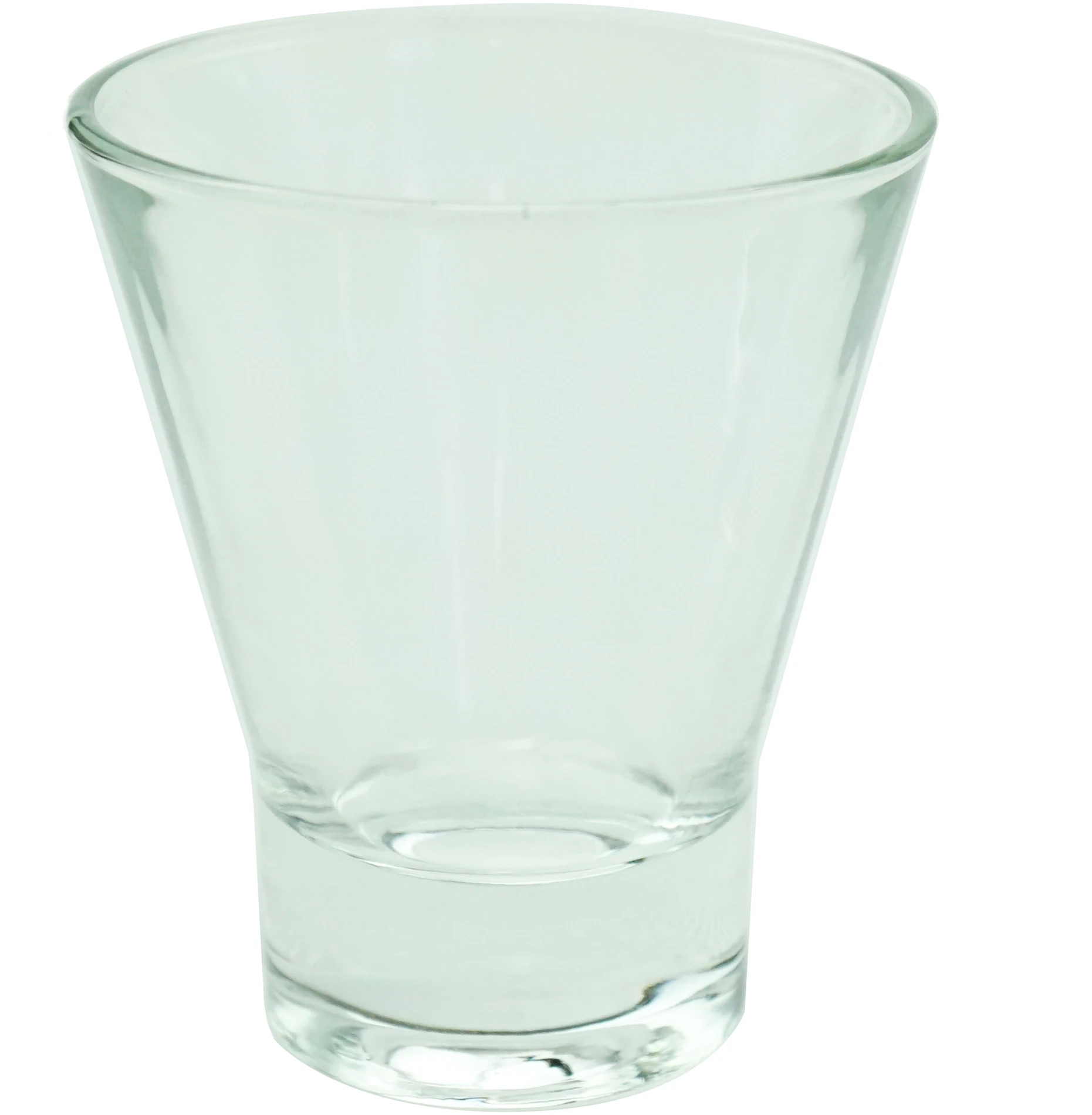 8oz Machine made Wide Mouth Stemless Martini Glass