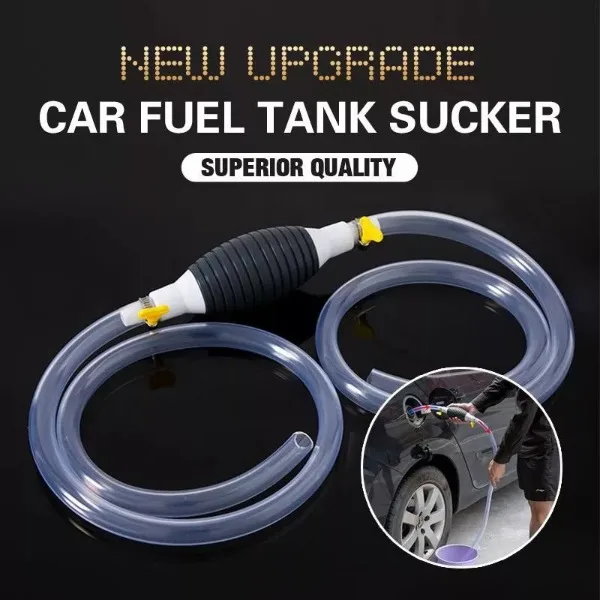
Car Tank Fuel Transfer Pump Tank Sucker Manual oil gasoline pump truck and car fuel tank plus urea Suction pipe 