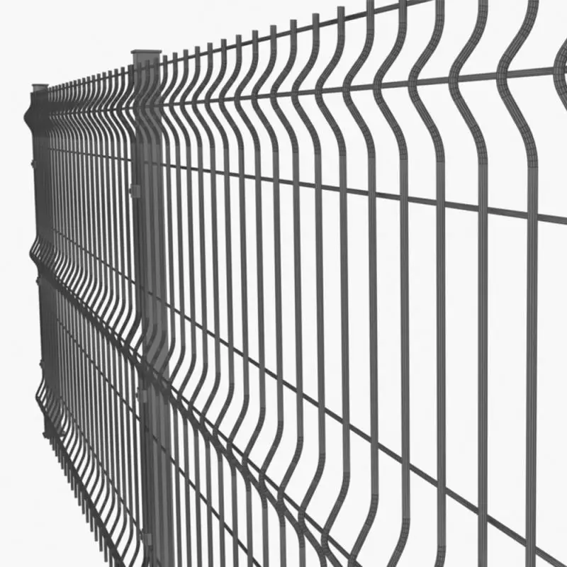 Modern Outdoor Decorative Designs Aluminum 3d Welded Wire Mesh Galvanized Supply Powder Coated 3d Mesh Fence Panel