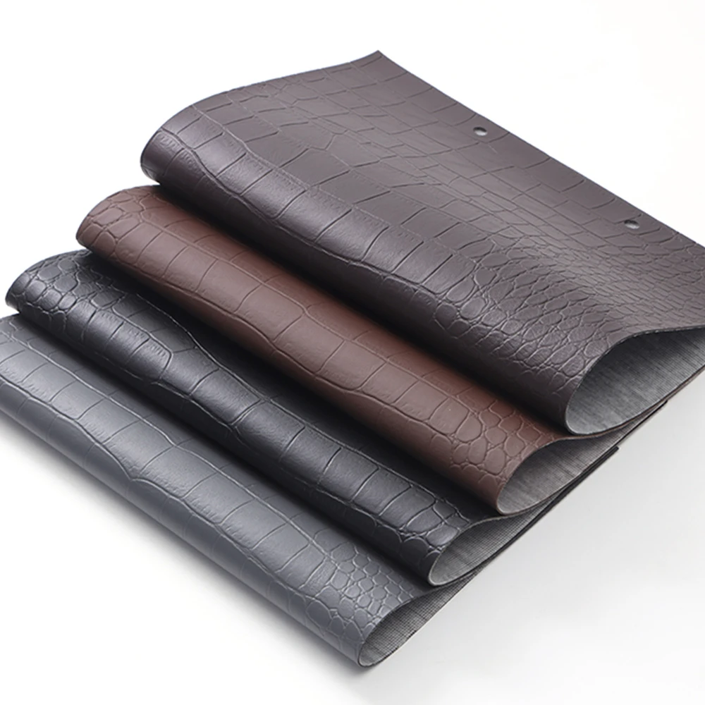 PVC alligator leather fake crocodile skin leather for croc leather fabric sofa and bags