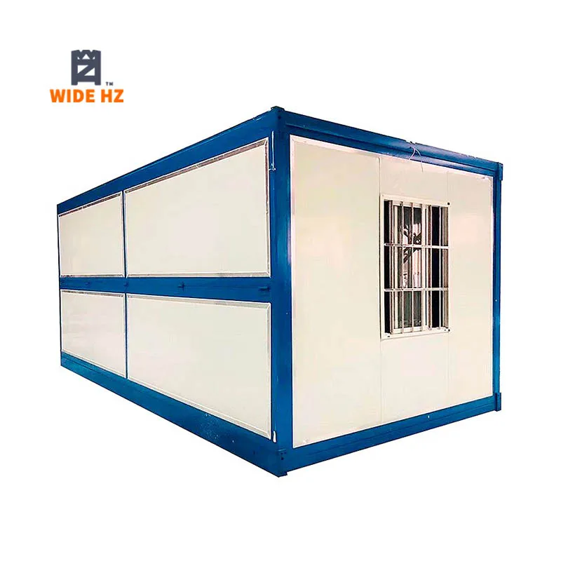 Folding prefabricated flat pack container office 20Ft homes Philippines folding houses quick build container house cabins