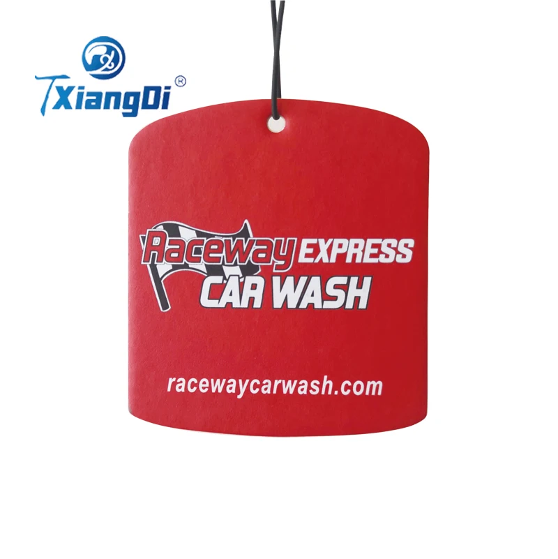 Cute Series Custom Logo Hanging Absorbent Flavoring 2mm Paper Car Air Freshener