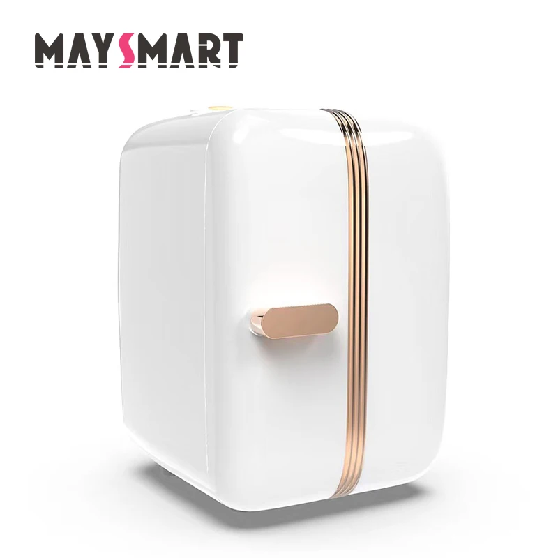 Portable small single door mini skin care cosmetic refrigerator freezer
