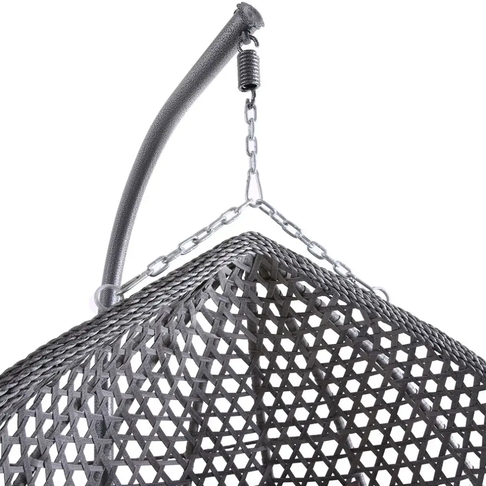 3D Max China Patio wicker bird nest/Teardrop Hanging Celling Double Egg Rattan Chair Swings