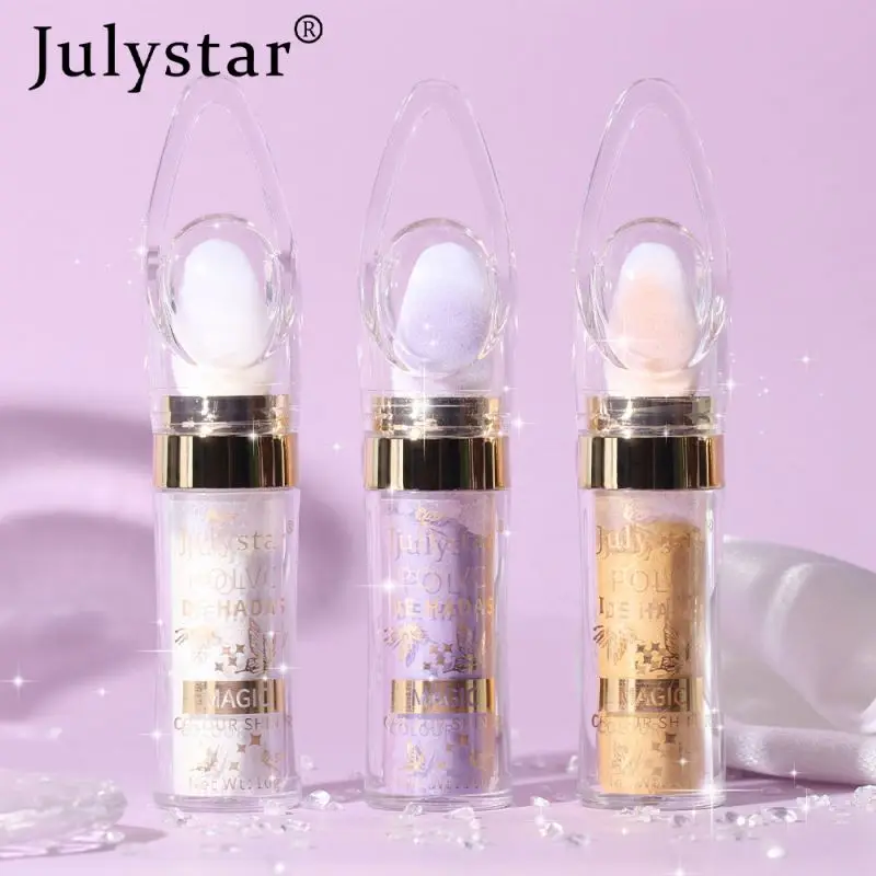 POLVO DE HADAS Fairy Highlighter Shimmer Contour Powder hree-Dimensional Repairing Blush for Girl Face Body