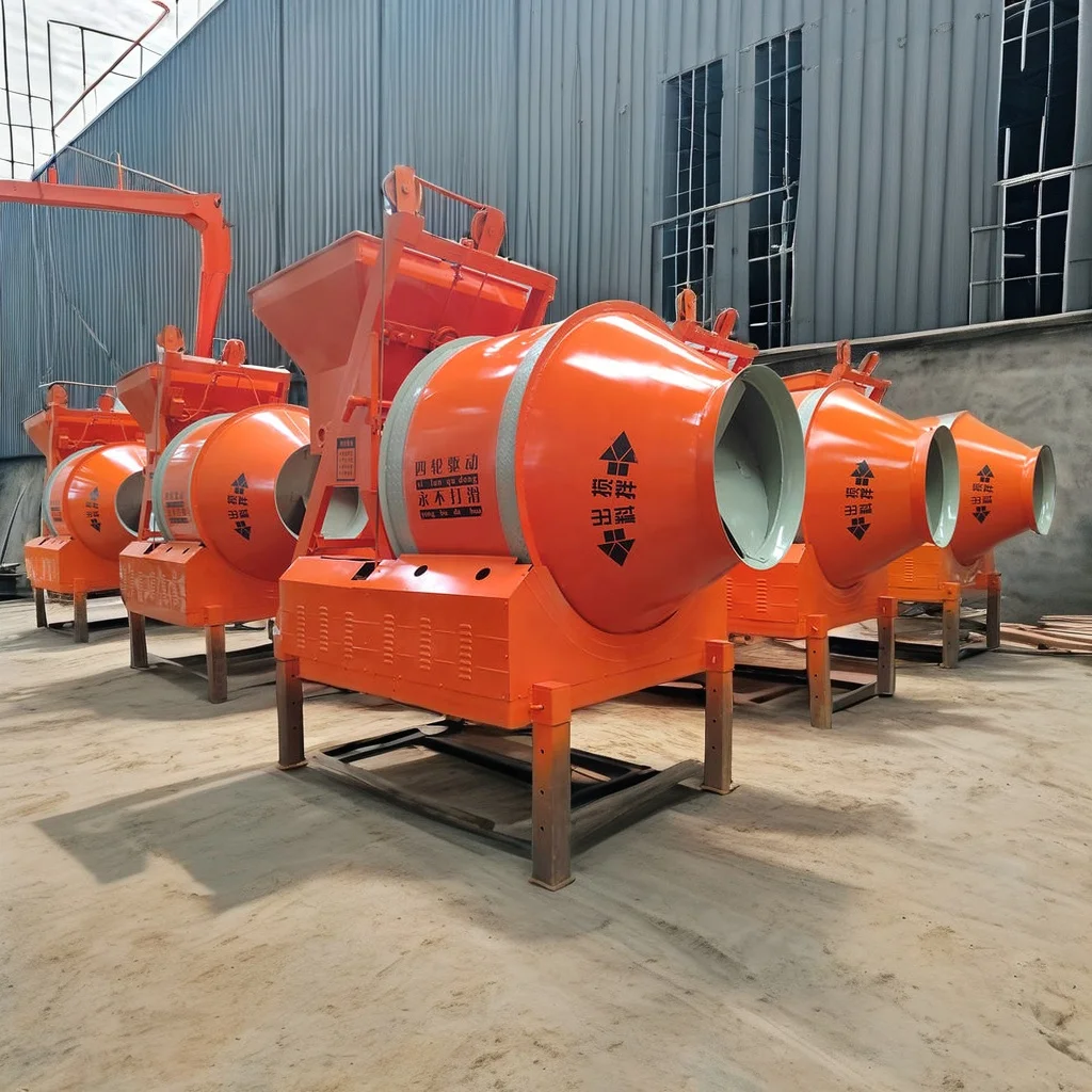 High operational efficiency of cement concrete mixer for residential construction Automatic concrete mixer price