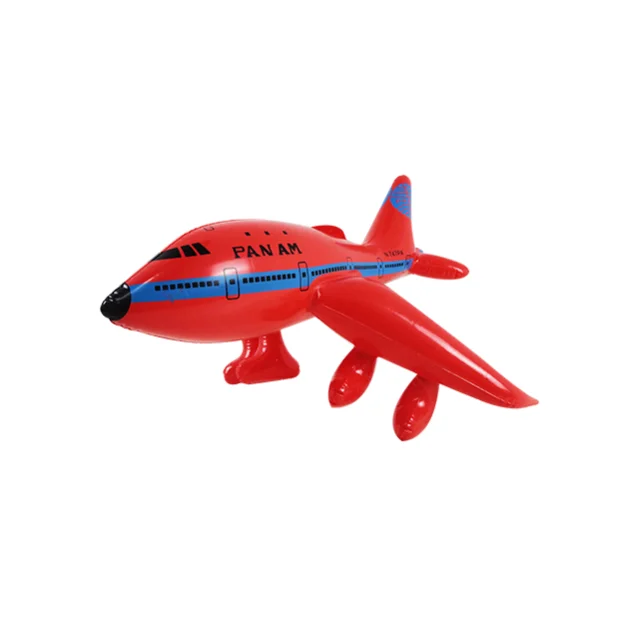 inflatable vehicle toy inflatable red airplane floating game for kids in Summer holiday
