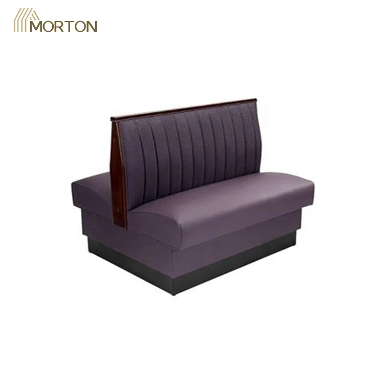 bar furniture imported rebound sponge black PU upholstery seating restaurant booths